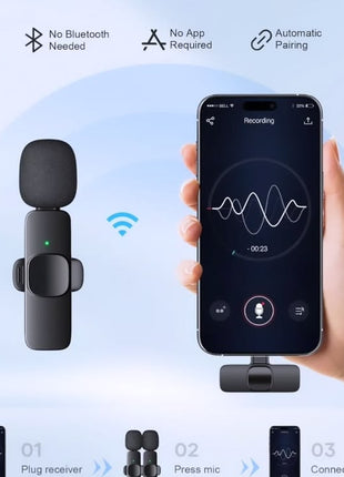 Microfono inálambrico para celular