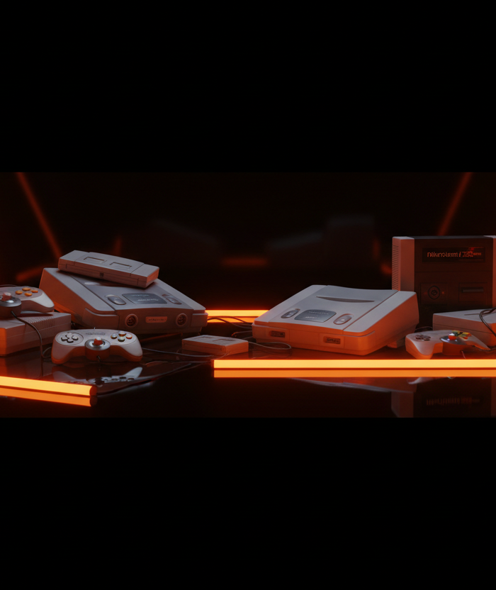 Consolas Retro Banner